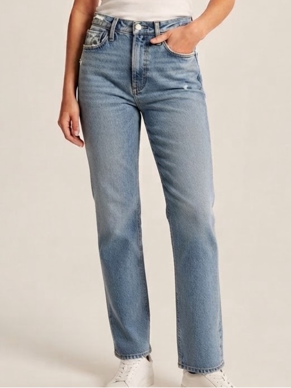 Abercrombie & Fitch Sz 27 Long 90s Relaxed High Rise Jeans